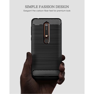 Ốp Lưng Sợi Carbon Cho Nokia 6.1
