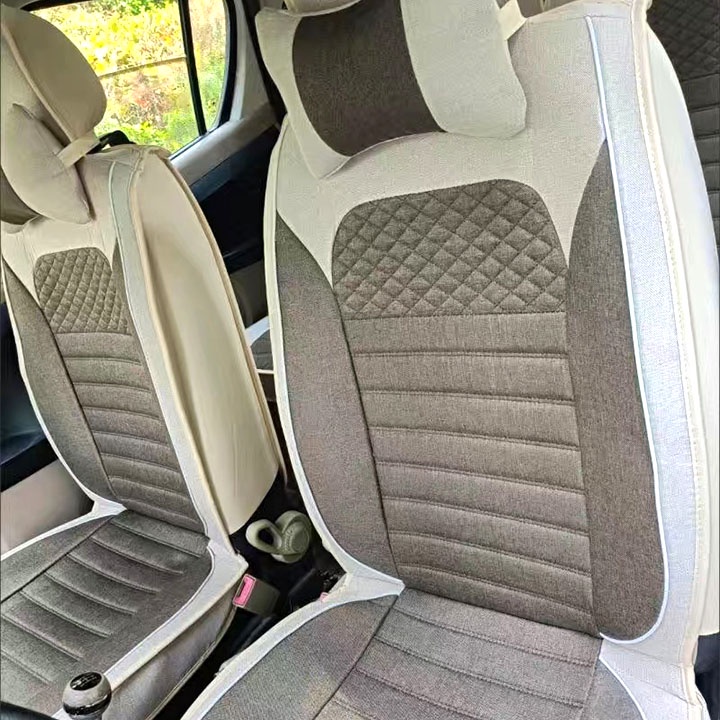 Bọc ghế ô tô vải lanh thoáng mát bốn mùa BG14