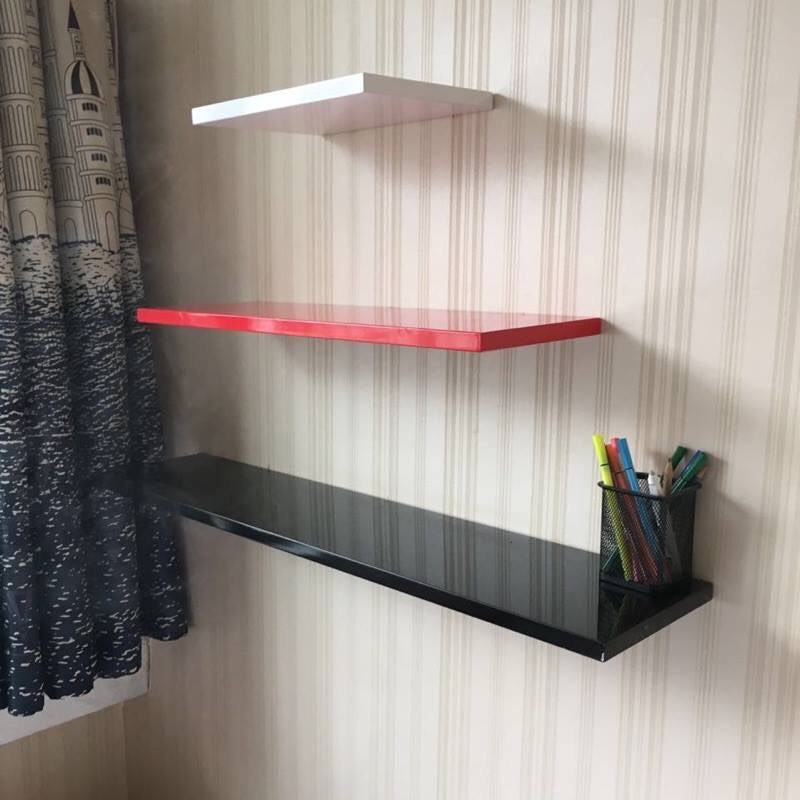 kệ treo tường 3 thanh ngang 40,60,80cm sâu 13cm