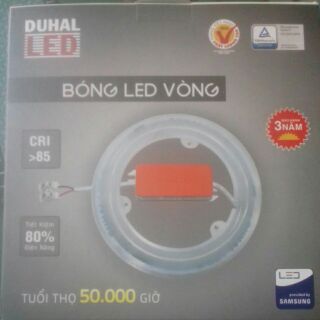 Bóng led vòng Duhal 18W