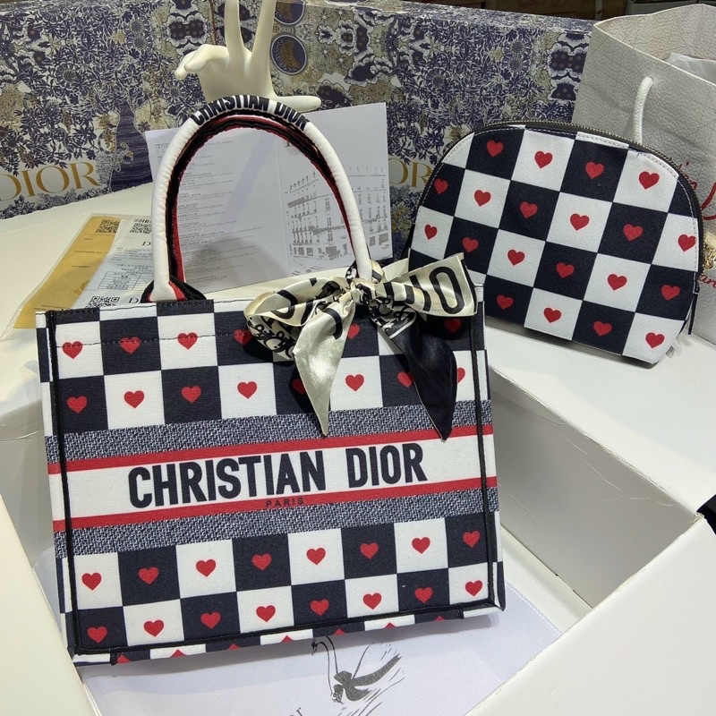 ✅Túi CD TOTE BOOK - Bản SUP - 36cm [Fullbox]