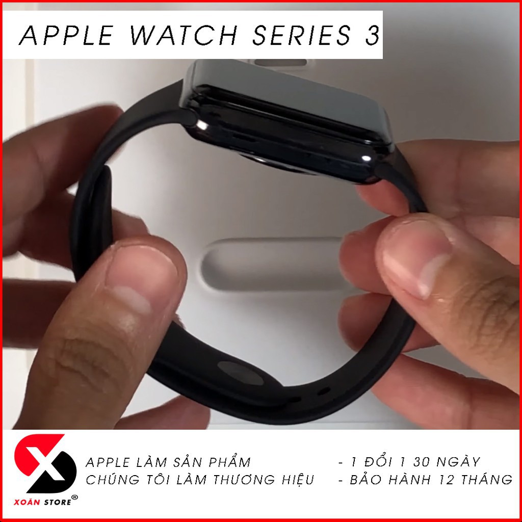 Đồng hồ Apple Watch Series 3 Thép 38mm & 42mm đẹp như mới bảo hành chính hãng 12 tháng 1 đổi 1 tại Fan Táo