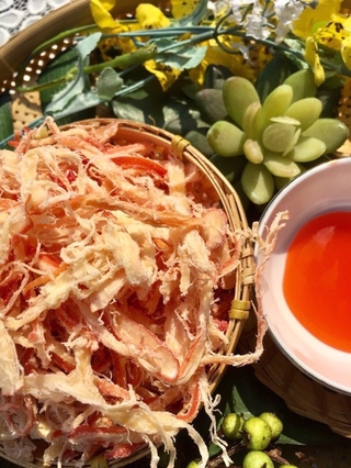 Mực hấp nước cốt dừa