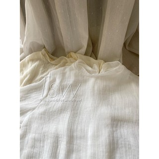 Áo chất voan tơ cộc tay (Ảnh thật)