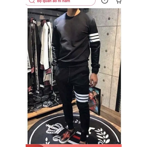 bộ nỉ hoodie nam 4SOC thu đông cao cấp, bộ nỉ nam siêu hót dành cho tất cả anh em mùa đông này