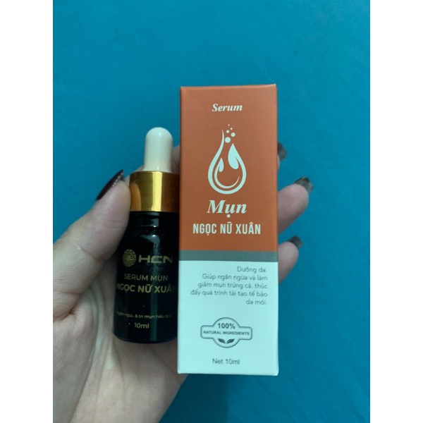 Serum mụn Ngọc Nữ xuân 10ml, ngừa mụn  mờ sẹo giảm thâm hiệu quả sau 7 ngày sử dụng