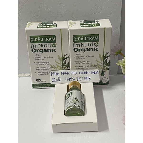 Dầu tràm xịn cô đặc hiệu quả cho bé yêu