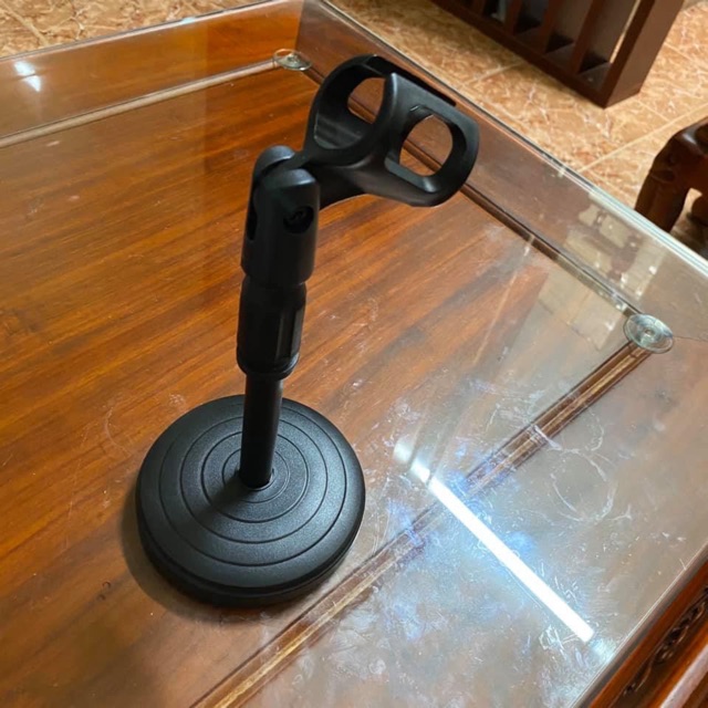 Chân kẹp mica đứng để bàn Microphone stand hàng đẹp