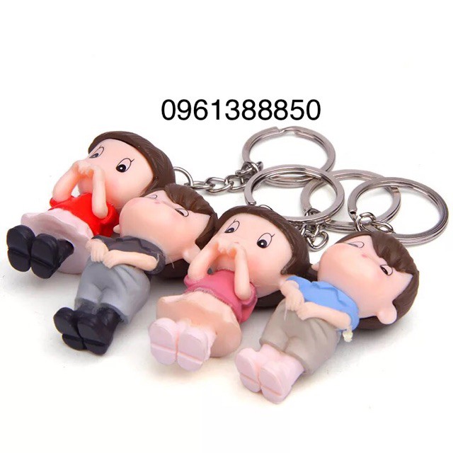 Móc khoá cặp dễ thương trai gái