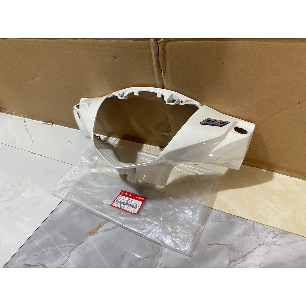 Bộ nắp ốp trước tay lái HONDA FUTURE 125 năm 2018-2019 màu Trắng. *NH193P* 53210K73V40ZJ