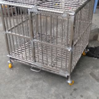 Chuồng chó inox 70*80*80 SHIP HỎA TỐC TPHCM