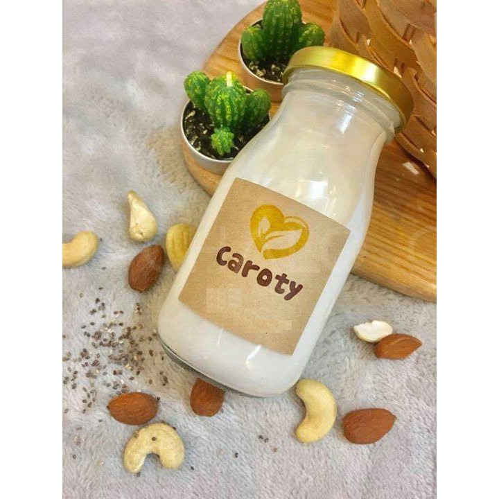 CHAI THỦY TINH TRÒN TRƠN 200ML NẮP THIẾC VẶN