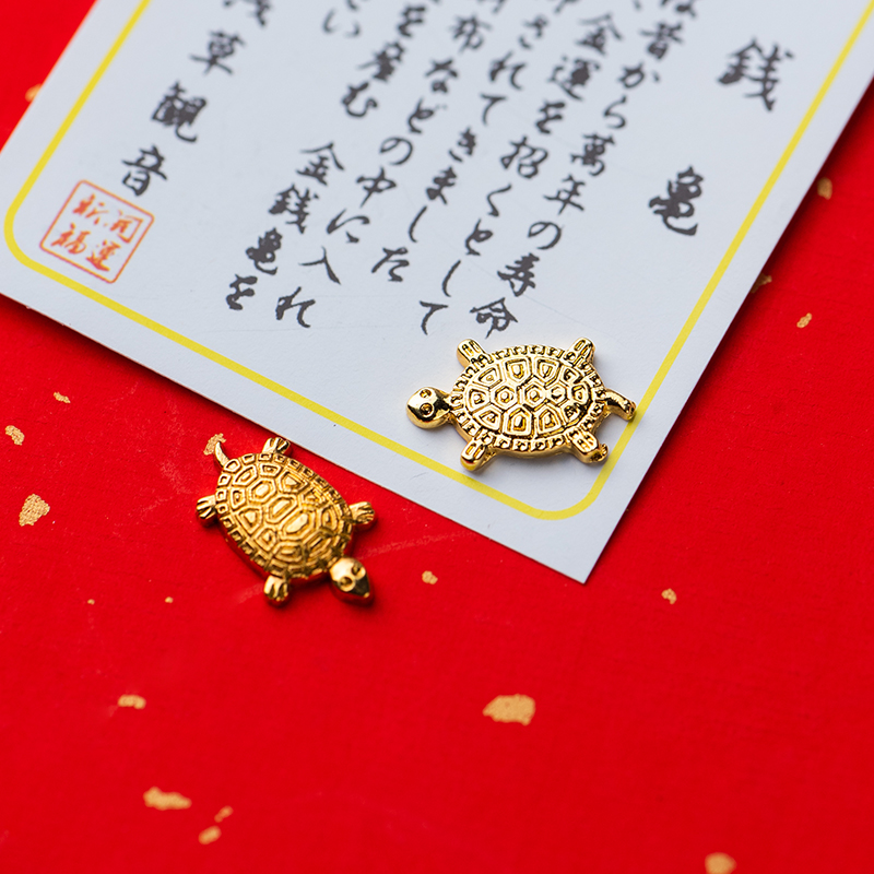 Mặt Dây Chuyền Hình Rùa Vàng May Mắn Nhật Bản | BigBuy360 - bigbuy360.vn