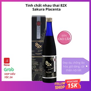 - tinh chất nhau thai 82x placenta sakura premium 450.000mg nhật bản 2020, 500ml đẹp da, tăng cường nội tiết