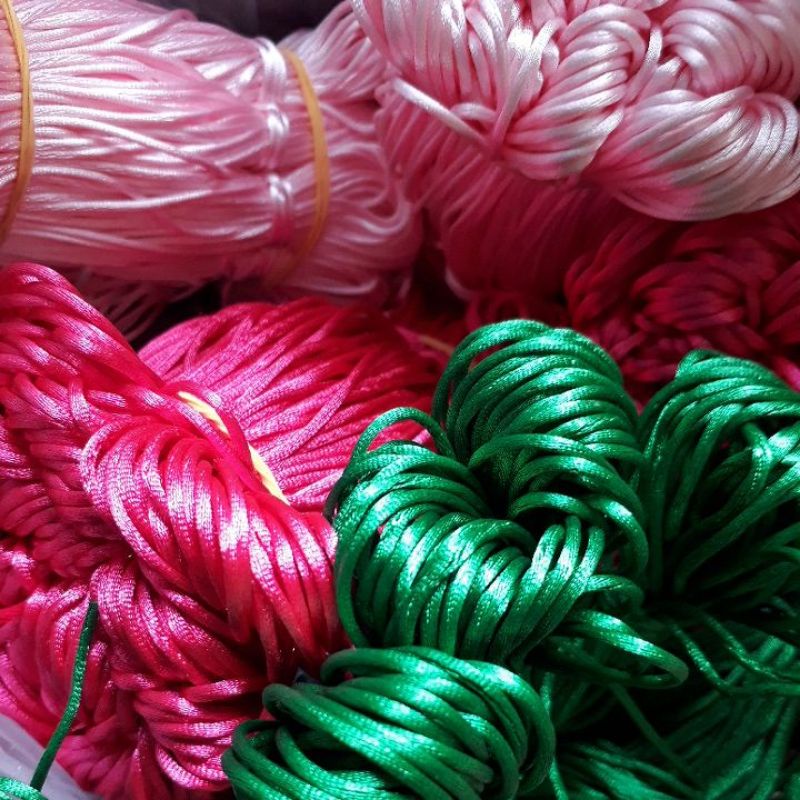 Bó 5-20 met dây tim  size 1.5mm đan vòng handmade