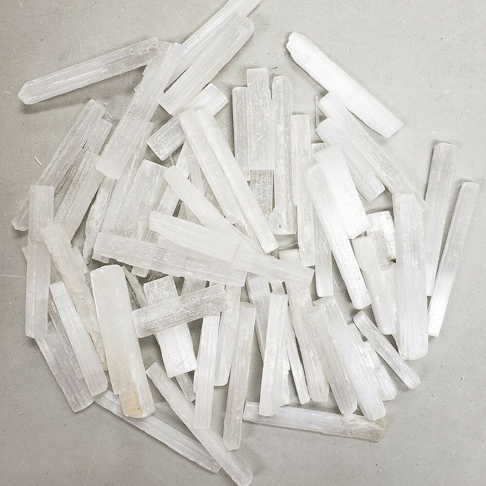1 Cây Dùi Selenite Pha Lê Trong Suốt