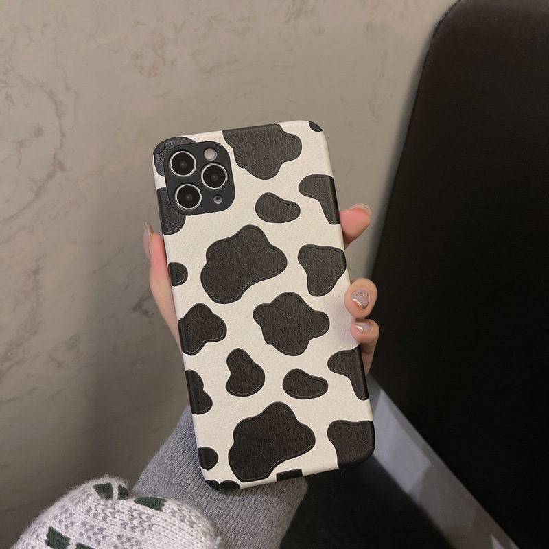 ốp iphone 11 Ốp điện thoại silicon vân da bò cho iPhone 11 Pro Max X Xr Xs Max 7 8 Pl