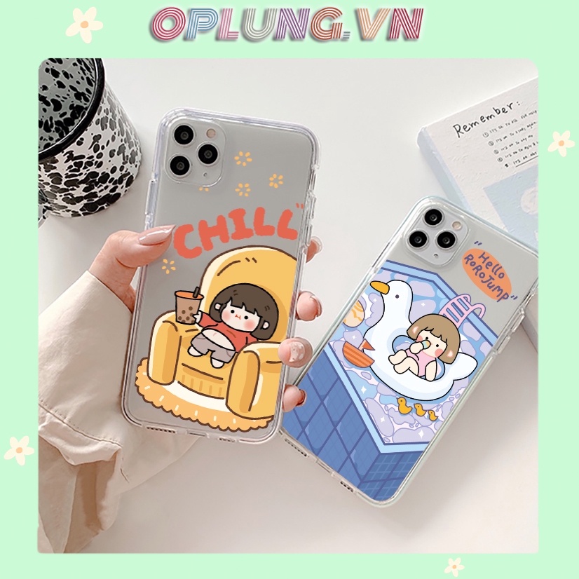 Ốp lưng iphone CHILL 6 6plus 6s 6s plus 7 7plus 8 8plus x xs xs max 11 11 pro 11 promax12 12promax-t40