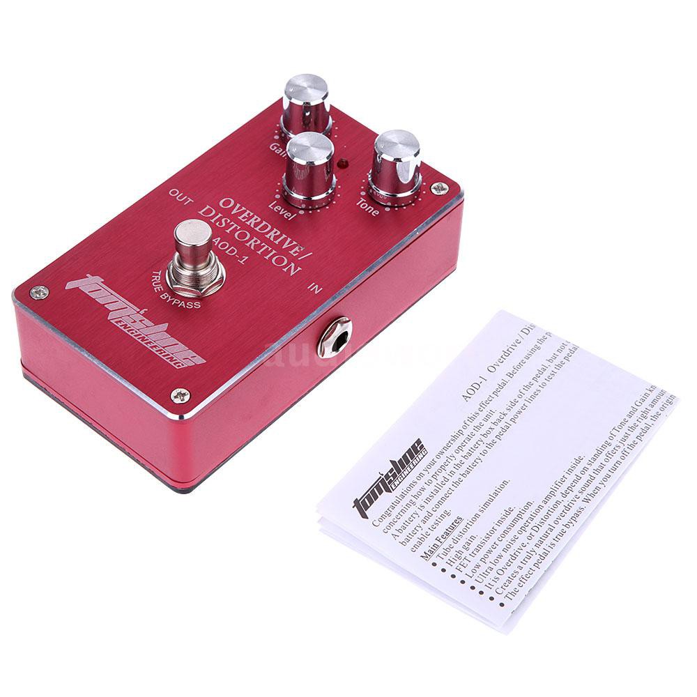 AIDO♦Aroma AOD-1 Overdrive Distortion Electric Guitar Effect Pedal Aluminum Alloy Housing True Bypas