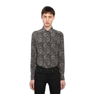 Sơ Mi Saint Laurent Paris Họa Tiết