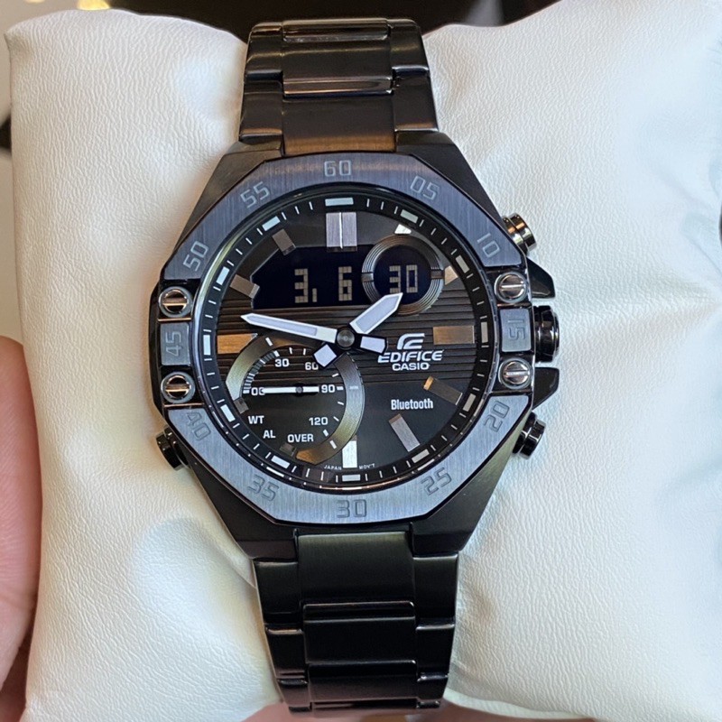 Đồng hồ nam Casio Edifice ECB-10DC Sale giá tốt tramthoigian -  Kích thước vỏ : 51×48,5×12,5mm