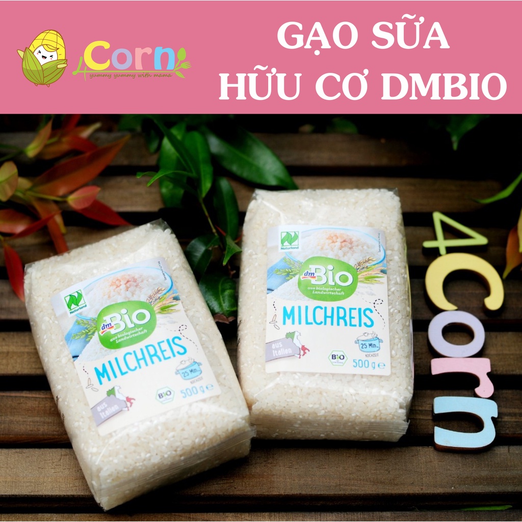 Gạo sữa hữu cơ DmBio - Đức - Cho bé 5m+