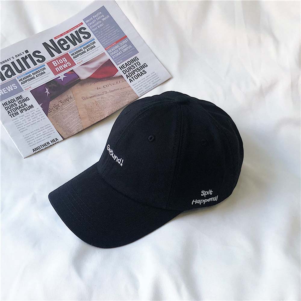 Mũ lưỡi trai thêu chữ BACK2LIFE phong cách hip hop đơn giản nhiều màu sắc