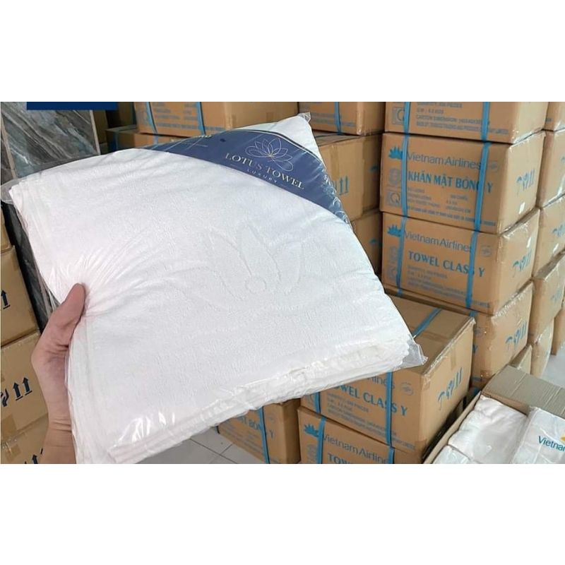 Set 10 khăn lau tay, khăn ăn VNAir 100% cotton thấm hút tốt KT 30x30