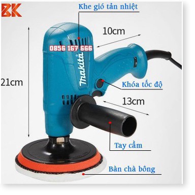 Máy đánh bóng ô tô MAKITA GV6010 - Máy đánh bóng ô tô, xe máy Mini - Hàng mới