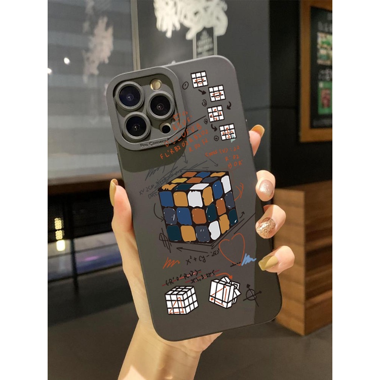 Ốp Điện Thoại Góc Vuông In Hình Rubik Cho Xiaomi Redmi Note 11 Pro 5G 11S 10 Pro 4G 10S Redmi 10C 9C A1