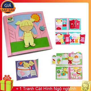 dts1903 Sách Vải Cho Bé Rèn Luyện Kỹ Năng Tương Tác - Chủ Đề 1 Ngày Của Bé