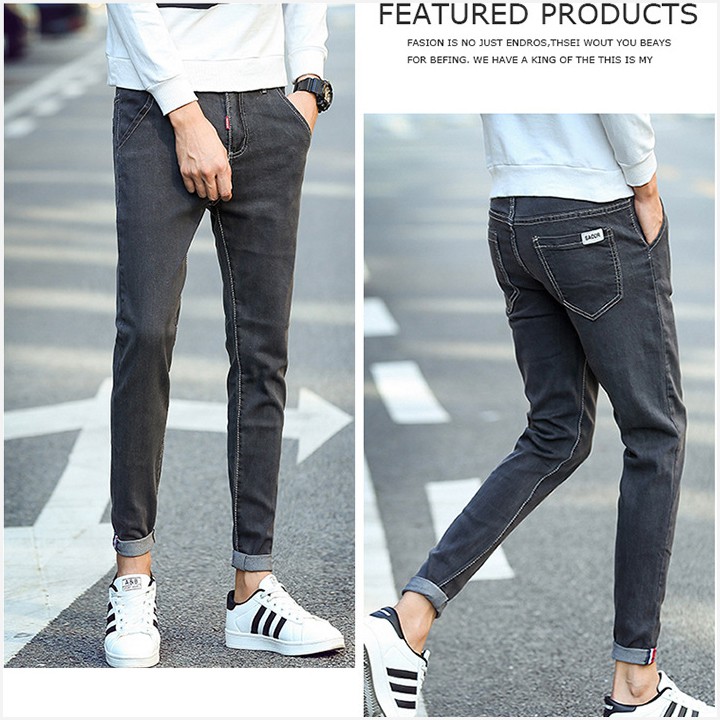 Quần jean đũng rộng co giãn LK512 390k 195k
