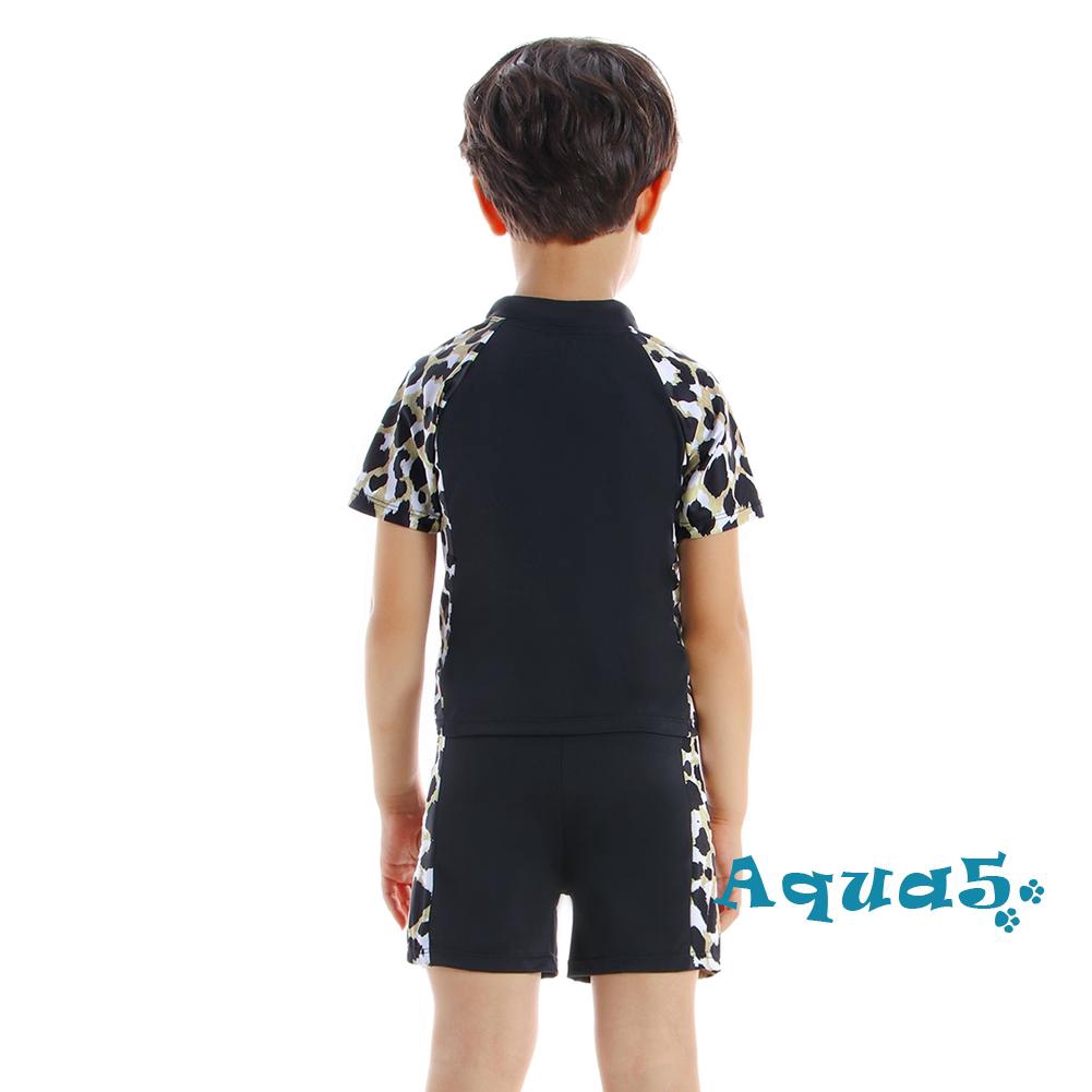 Jumpsuit Hoạ Tiết Da Báo Có Túi Cho Nam