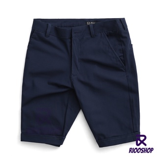 [XẢ KHO] Quần short kaki nam xanh đen cao cấp RPS040