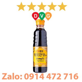 Nước Tương Xì Dầu 501S Sempio chai 500ml Nhập Khẩu Từ Hàn Quốc