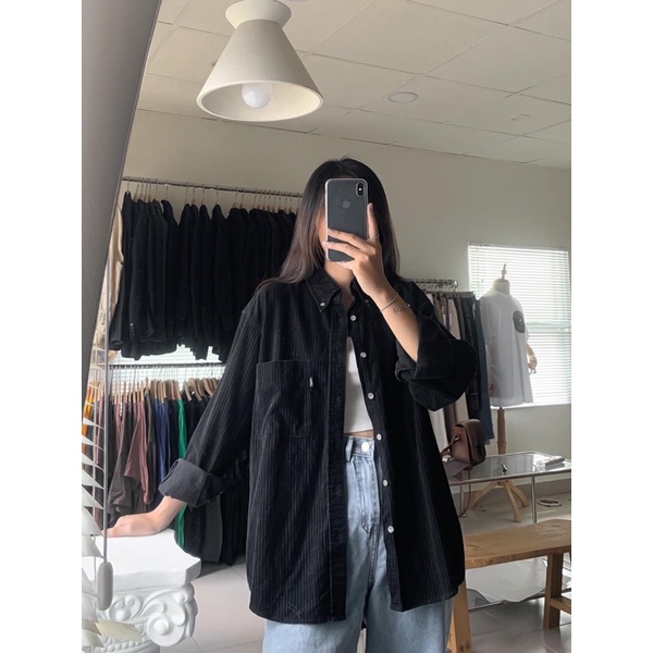 2HAND SHIRT - SƠ MI NHUNG TĂM - CUMEO 🍃