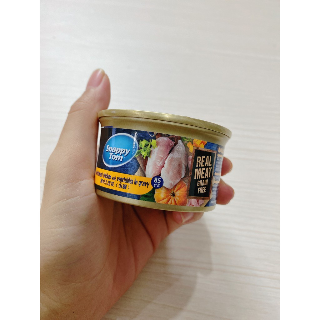 [Quận 8][Hỏa tốc] Pate cho mèo Snappy Tom Cat Food 85g Grain Free ( dạng sốt siêu rẻ cho mèo)