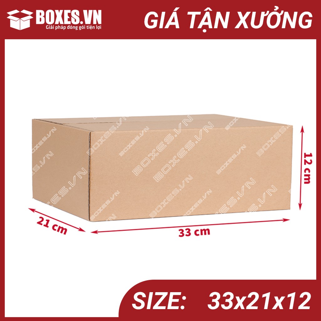 33x21x12 Combo 100 hộp Carton đóng gói hàng giá tại xưởng