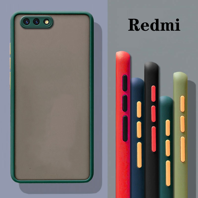 Ốp điện thoại nhám chống va đập cho Xiaomi Redmi Note 9T 7 6 5 4 Pro 7A 6A 4X K30 A2 Lite Y3