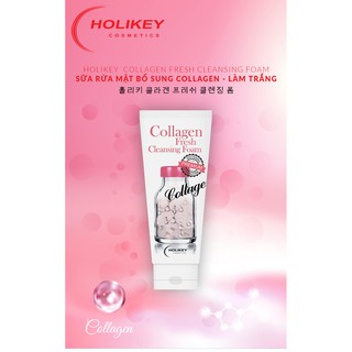 Sữa rửa mặt bổ sung collagen Holikey
