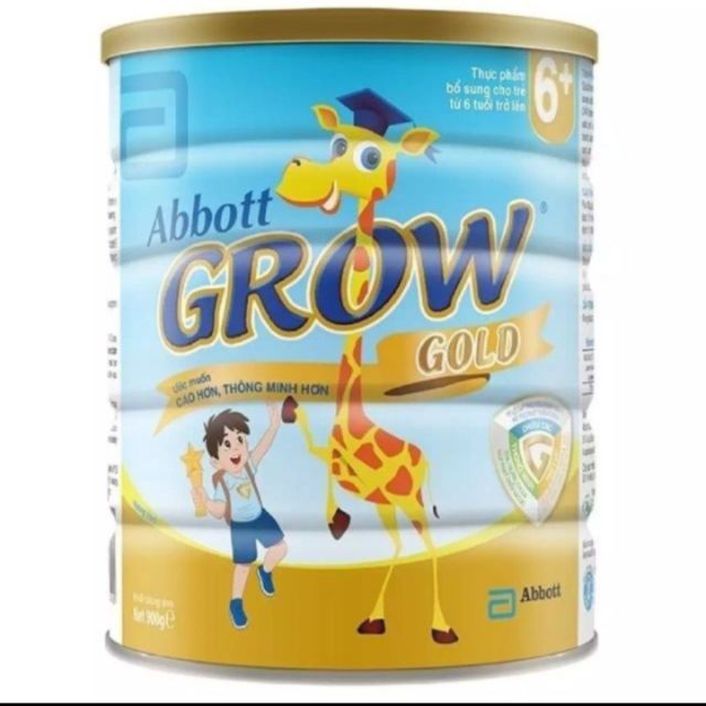 Sữa bột Abbott Grow Gold 6+ hương vani 900g
