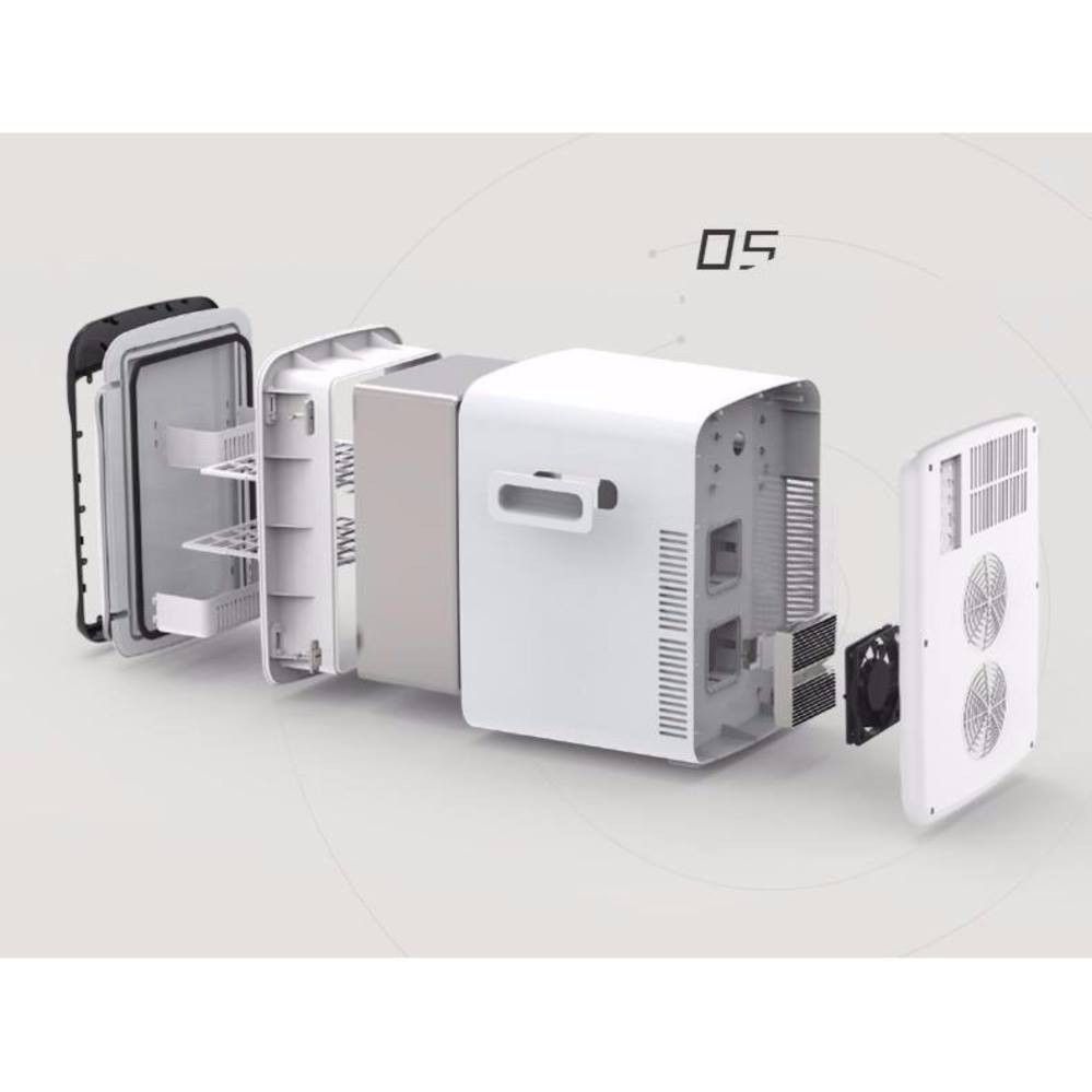 Tủ lạnh cao cấp siêu mát cho ô tô 4L tặng kèm dây nguồn cao cấp dùng trong gia đình (dc2882 +dc3211