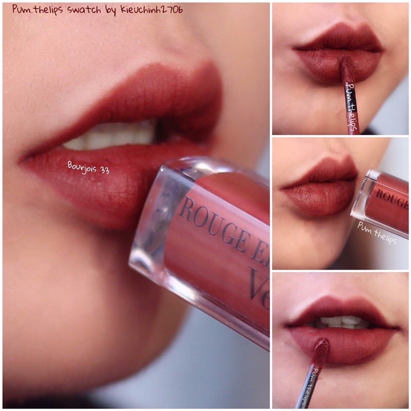 Son BJ 33 Bourjois velvet đỏ nâu | BigBuy360 - bigbuy360.vn