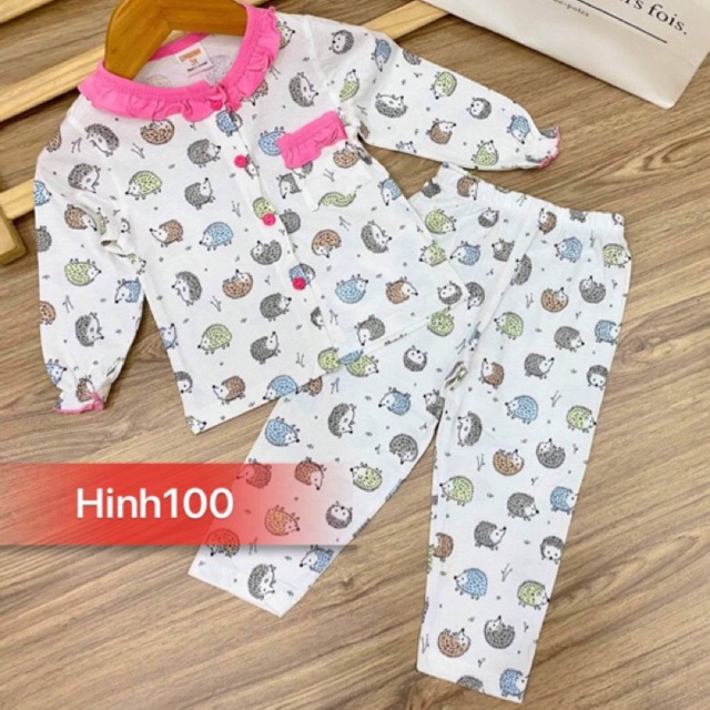 [9-20KÝ] BỘ TAY DÀI THUN COTTON BÉ GÁI