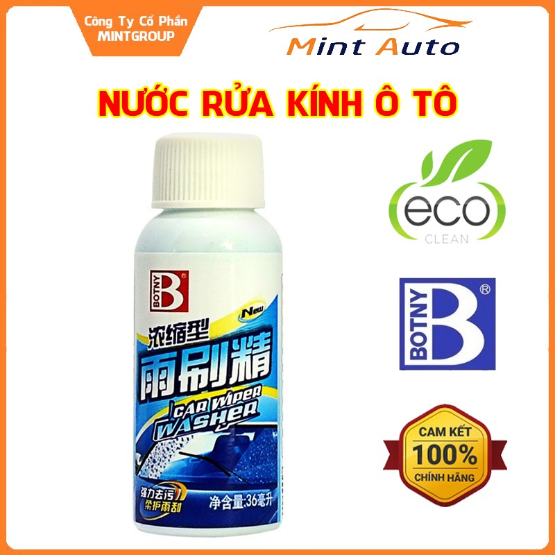 Nước rửa kính ô tô chuyên dụng Glass Cleaner Botny B-1999 dung tích 36ml