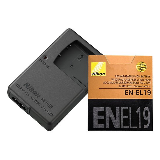 Pin + sạc máy ảnh Nikon EN-EL19 (Bảo hành 6 tháng)