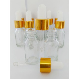 50 chai thủy tinh trắng 10ml đựng nước hoa làm thơm phòng, chiết serum tinh dầu