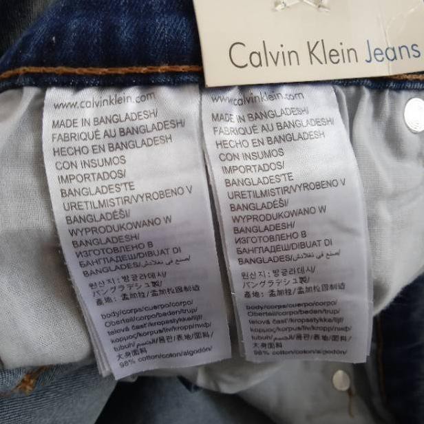 Quần Jean Calvin Klein Ck Chính Hãng B5072