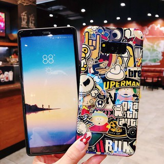 Ốp điện thoại ánh xanh dương đẹp mắt cho Samsung Galaxy s8 s9 s10 plus s10e