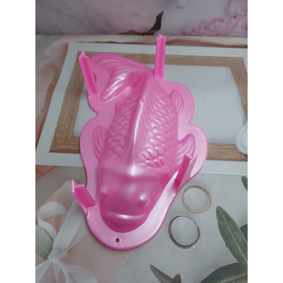 KHUÔN CÁ CHÉP NHỰA LÀM RAU CÂU CHẢ XÔI - SIZE NHỎ - Size Lớn - NL